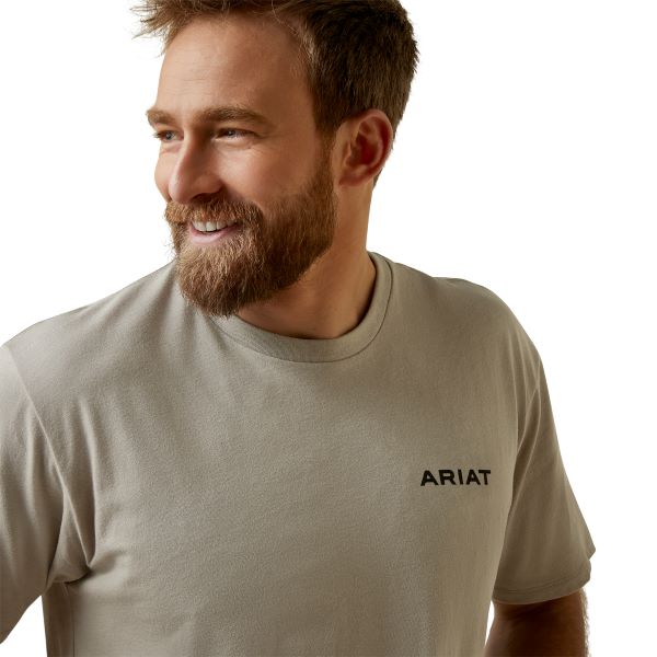 Ariat Khaki Heather Serape Island Men's T-Shirt 10045273