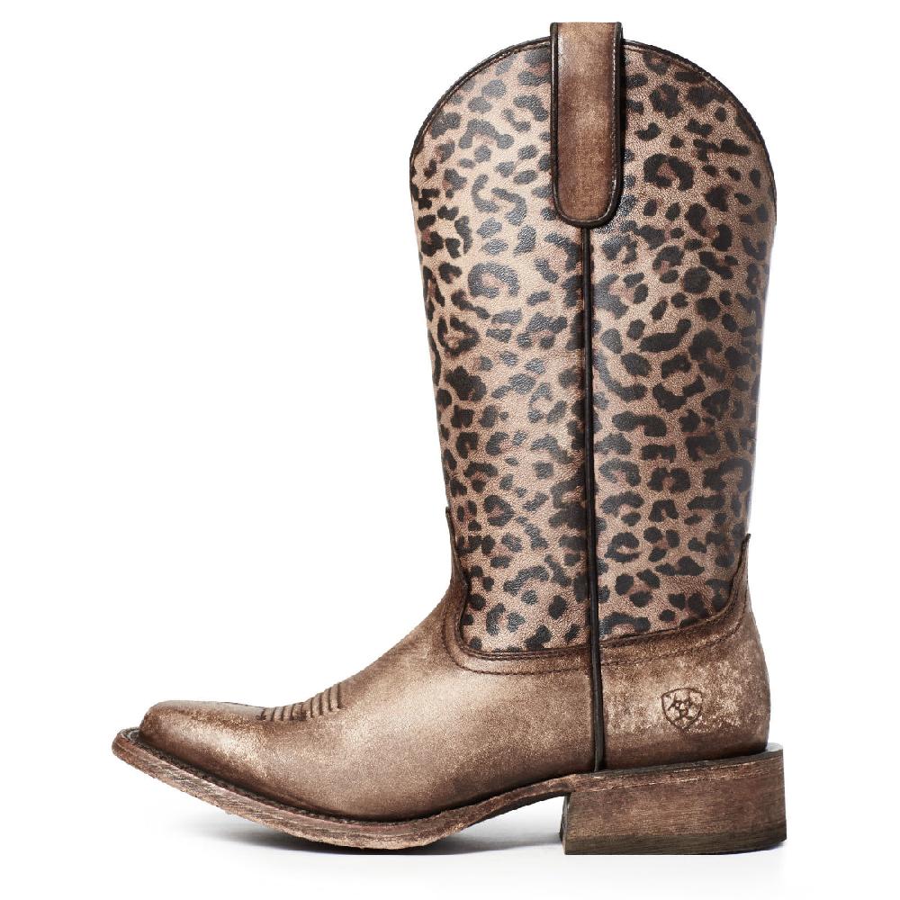 Ariat Leopard Print Circuit Savanna Naturally Distressed Ladies Boots 10035942