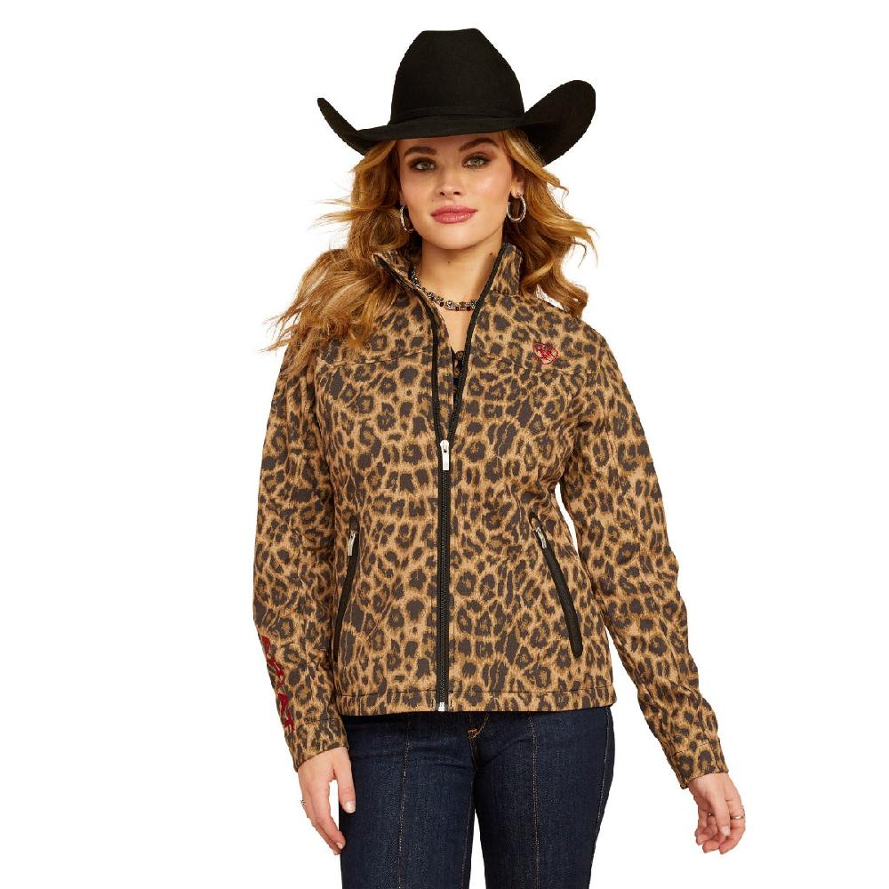 Ariat Lila Leopard Women's Team Softshell Print Jacket 10053013