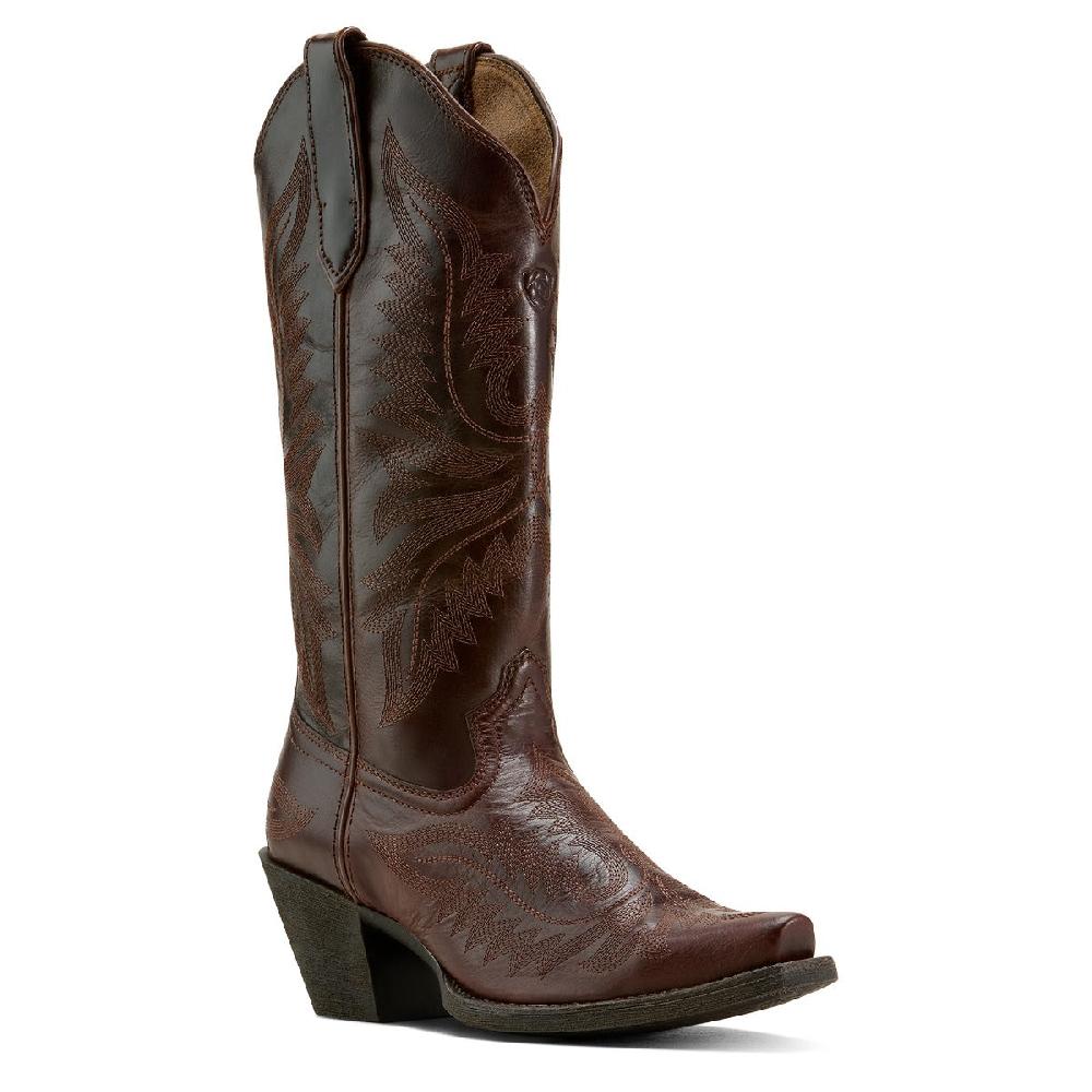 Ariat Mahogany Round Up Collins Women's 12.5 inch D Toe Western Boots 10061140