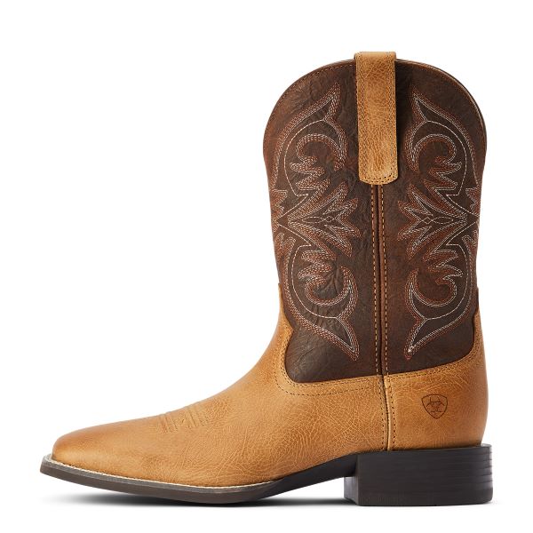 Ariat Matte Tan Buck Sport Pardner Mens Western Boots 10042392