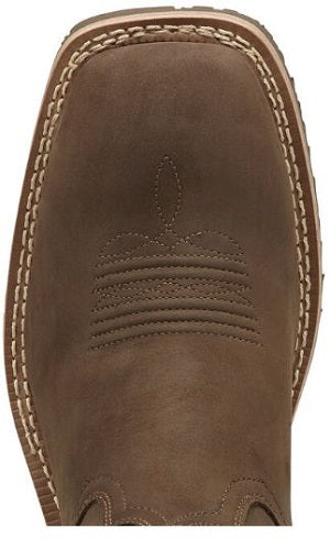 Ariat Men's Oily Distressed Brown Hybrid Rancher Waterproof Western Boot 10014067