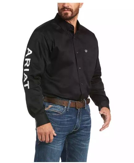 Ariat Men's Team Logo Twill Classic Fit Shirt 10017497