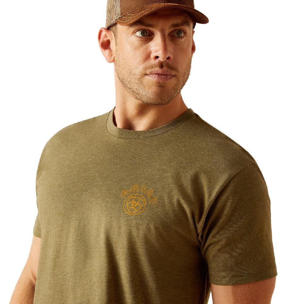 Ariat Military Heather Ariat Bisbee Circle Men's Short Sleeve T-Shirt 10051390