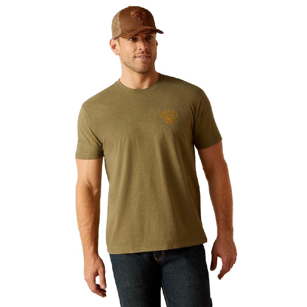 Ariat Military Heather Ariat Bisbee Circle Men's Short Sleeve T-Shirt 10051390