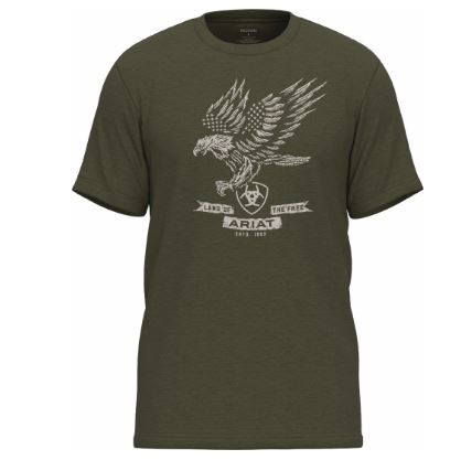 Ariat Military Heather Fighting Eagle Men's T-Shirt 10044772