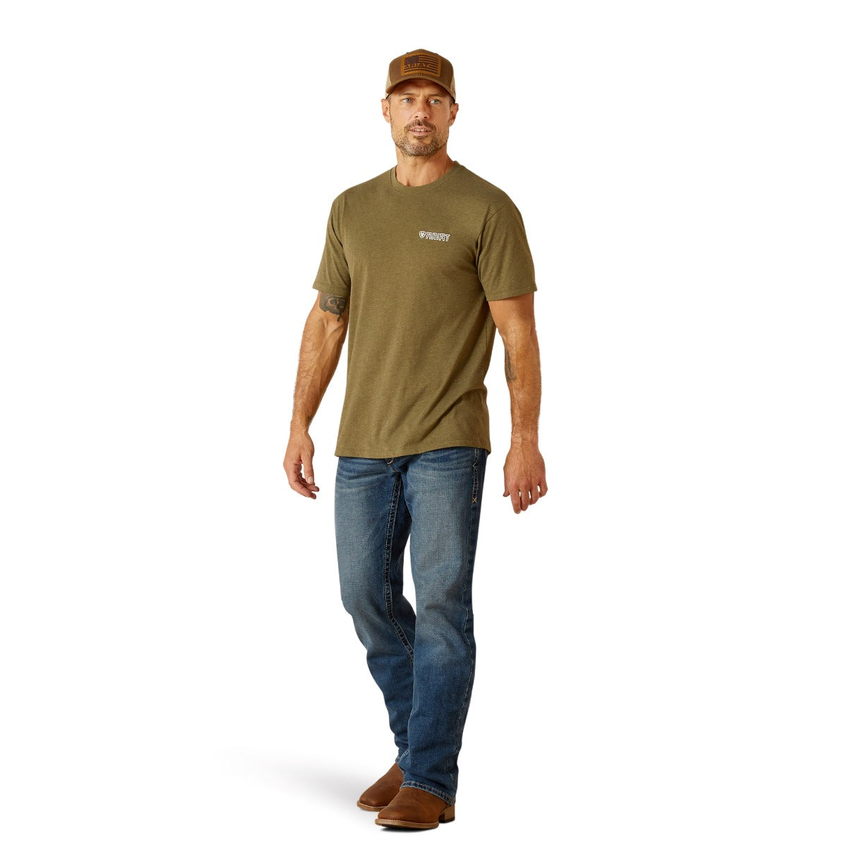 Ariat Military Heather Outline Wing Women's T-Shirt 10051746