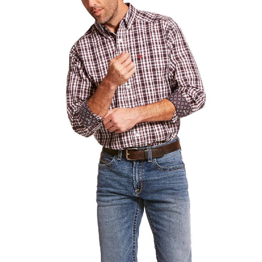 Ariat Multi Color Wrinkle Free Clarkston Mens Classic Fit Long Sleeve Shirt 10028732