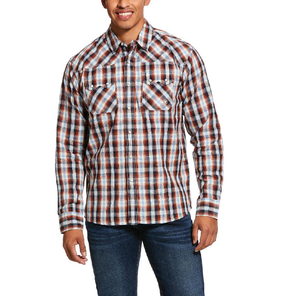 Ariat Multi Jefferson Retro Fit Long Sleeve Mens Shirt 10030704