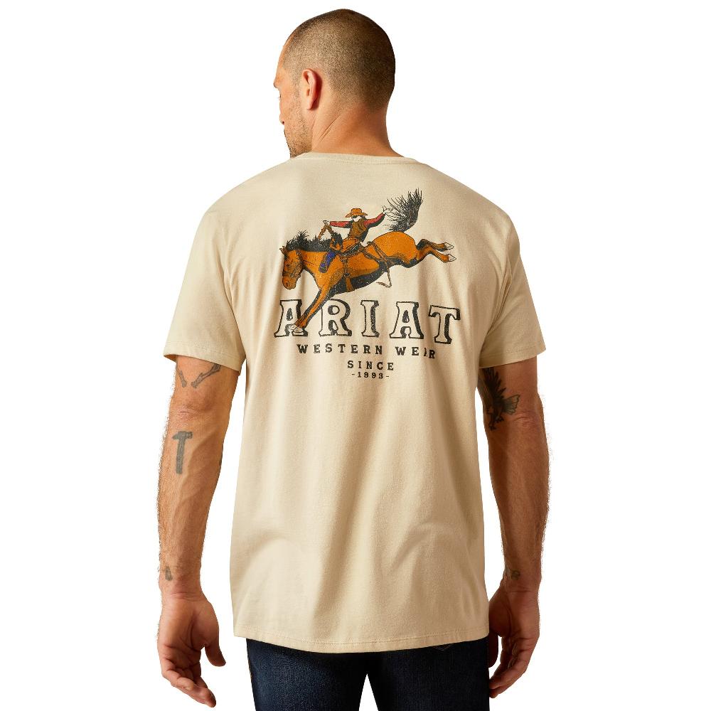 Ariat Natural Bronc Ridin Heritage Men's T-Shirt 10054835