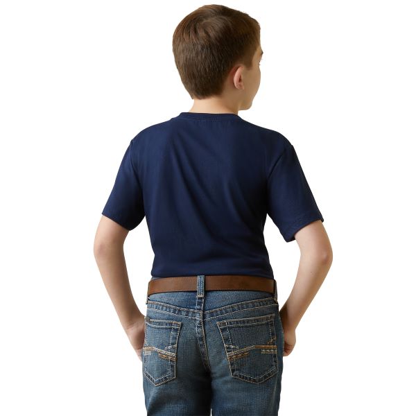 Ariat Navy Fighting Eagle Kid's T-Shirt 10044752
