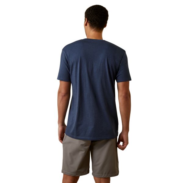 Ariat Navy Heather Rodeo Skull T-Shirt 10045281