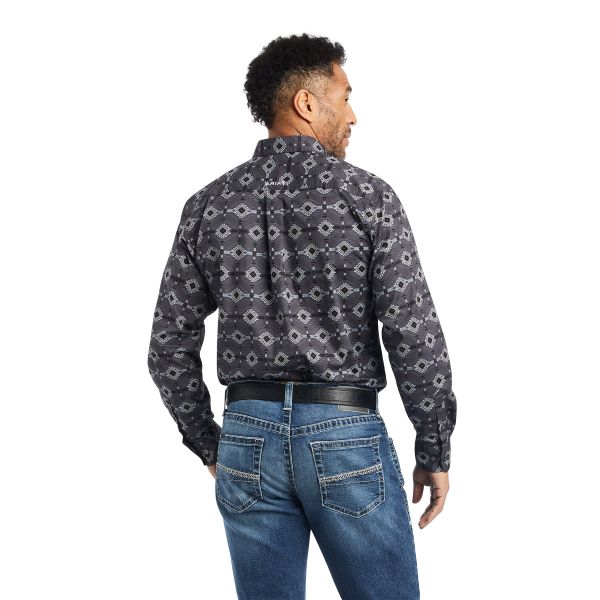 Ariat Nine Iron Weldon Stretch Men's Fitted Button Down Shirt 10042264
