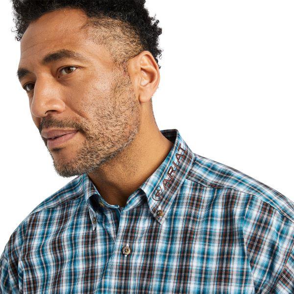 Ariat Ocean Depth Pro Series Team Cade Men's Classic Fit Plaid Shirt 10042361