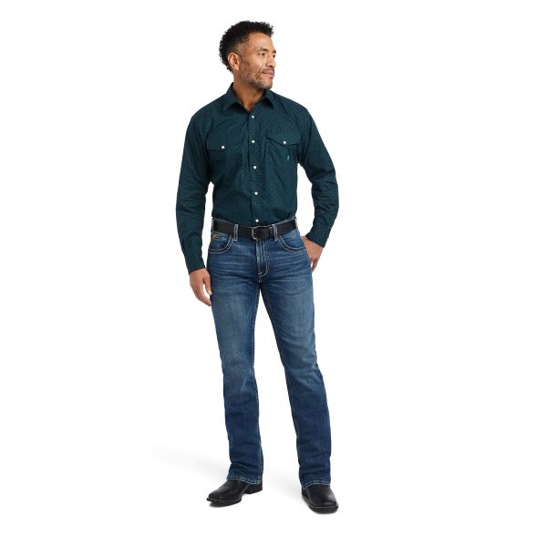 Ariat Ocean Depths Kannon Men's Longsleeve Snap Shirt 10042337