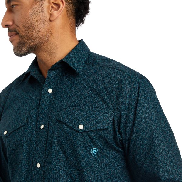 Ariat Ocean Depths Kannon Men's Longsleeve Snap Shirt 10042337