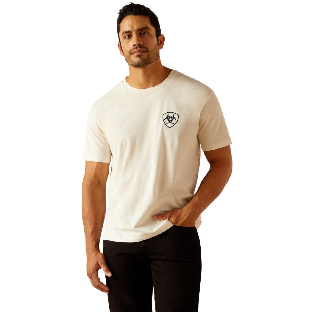 Ariat Off White Sendona Peaks Short Sleeve Men's Tee Shirt 10051448