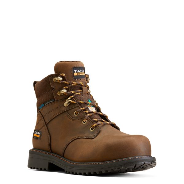 Ariat Oily Distressed Brown Rigtek 6 inch H2O CSA Men's Workboots 10045418