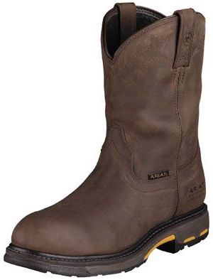 Ariat Oily Distressed Brown WORKHOG Waterproof Composite Toe 10 inch Mens Work Boots 16944-200/10001200