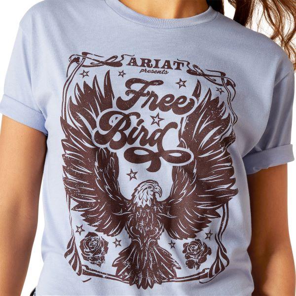 Ariat Orchid Heather American Free Bird Women's T-Shirt 10047601