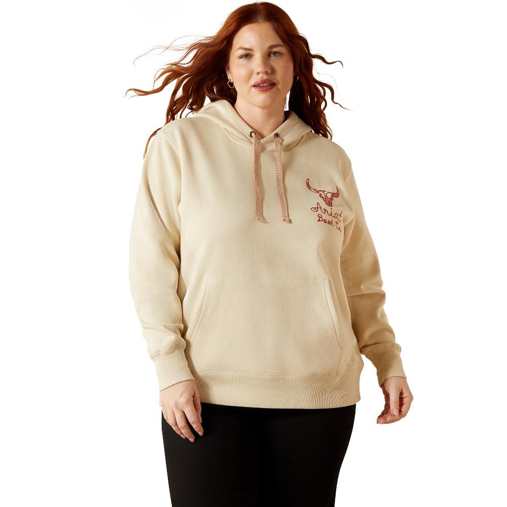 Ariat Oyster Grey Women's Stitch Hoodie 10062310