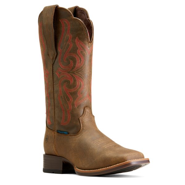 Ariat Pebble Primera StretchFit Waterproof Women's Wide Square Toe Western Boots 10046960