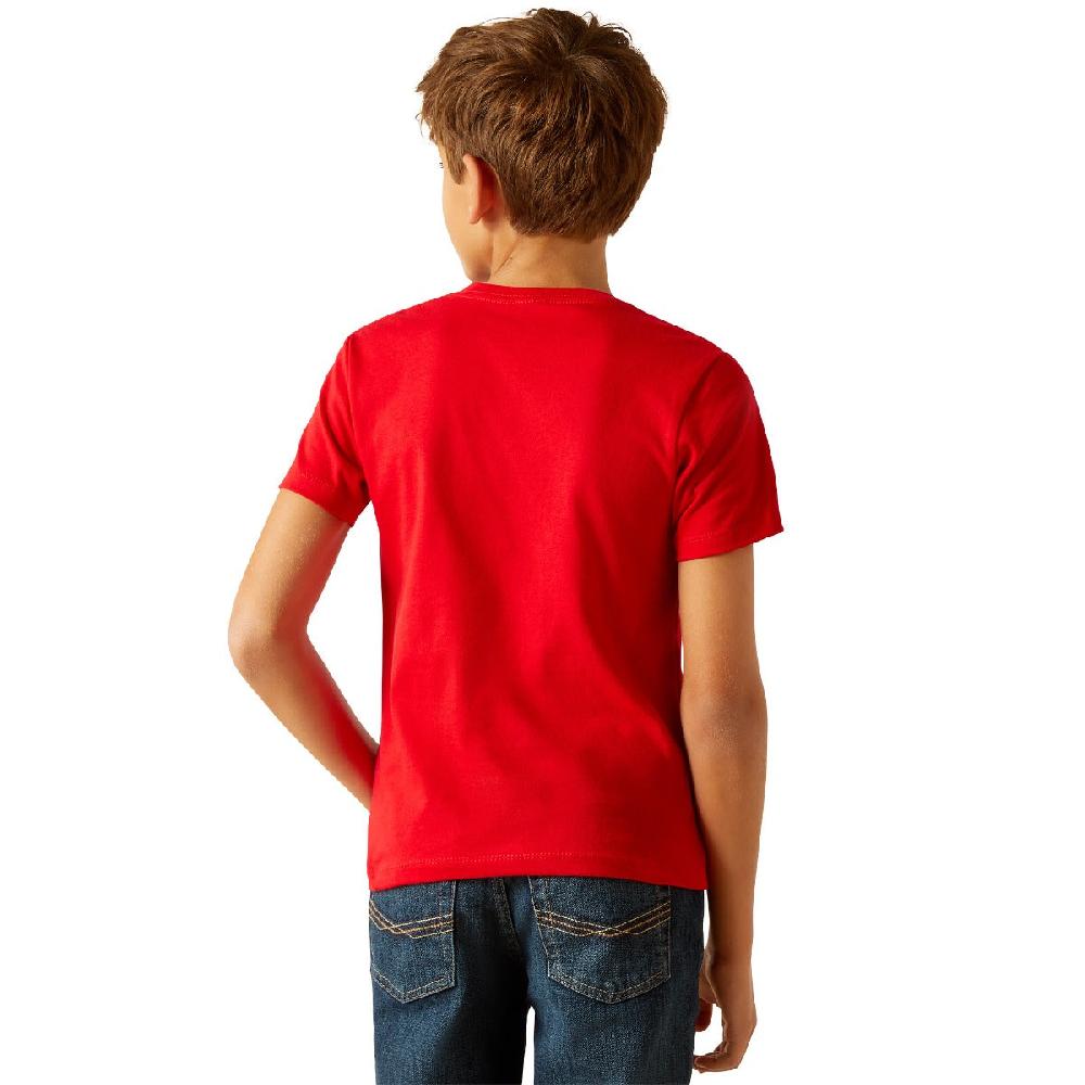 Ariat Red Wanted Ariat Boys Short Sleeve T-Shirt 10051429