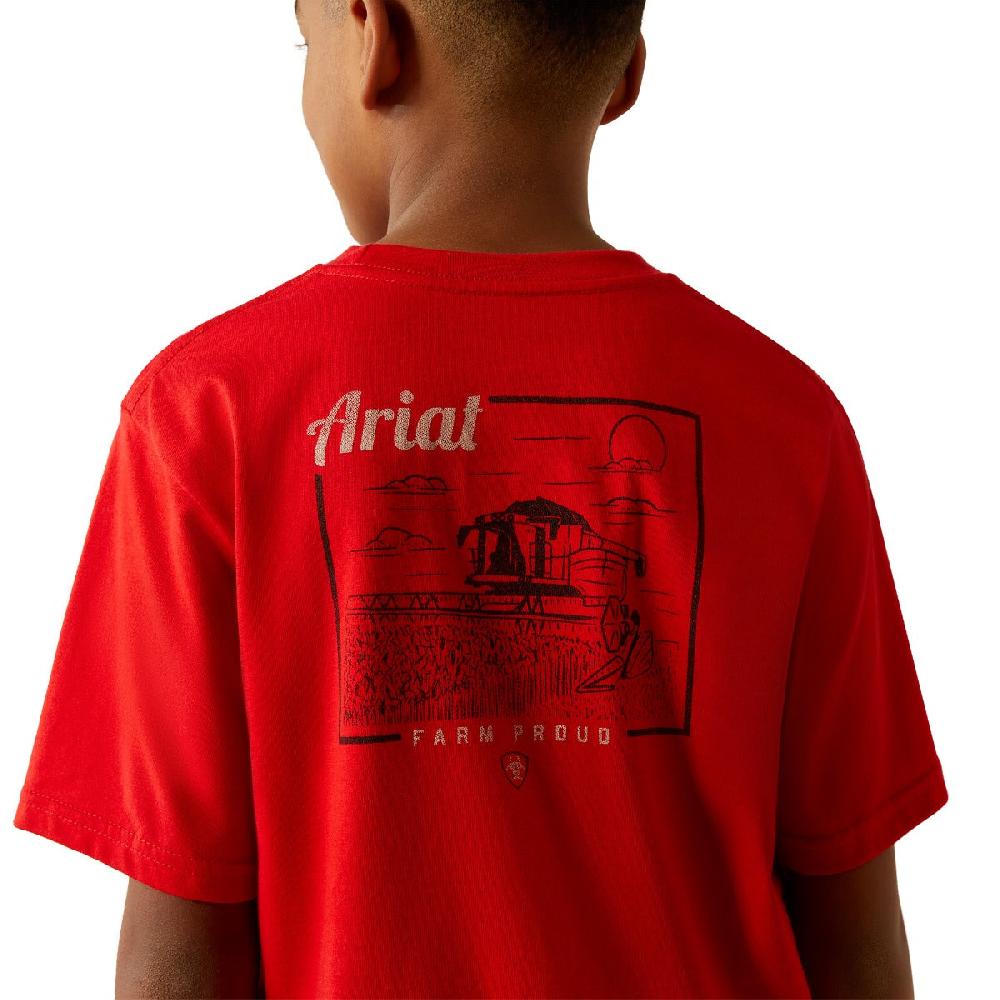 Ariat Redline Proud Farmer Kids' Short Sleeve T-Shirt 10054749