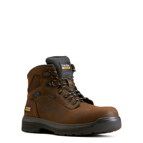 Ariat Rich Brown Turbo 6 inch H20 Men's Carbon Toe Workboot 10046861