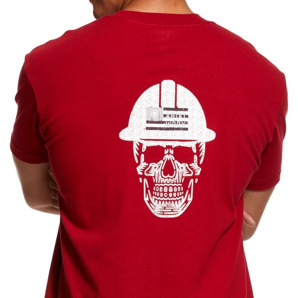 Ariat Rio Red Rebar Cotton Strong Roughneck Mens Graphic T-Shirt 10030302