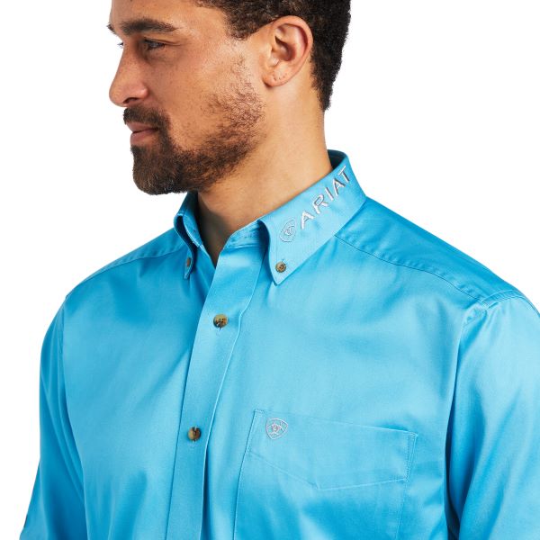 Ariat Riviera/Leather Tool Team Logo Twill Classic Fit Mens Shirt 10040657