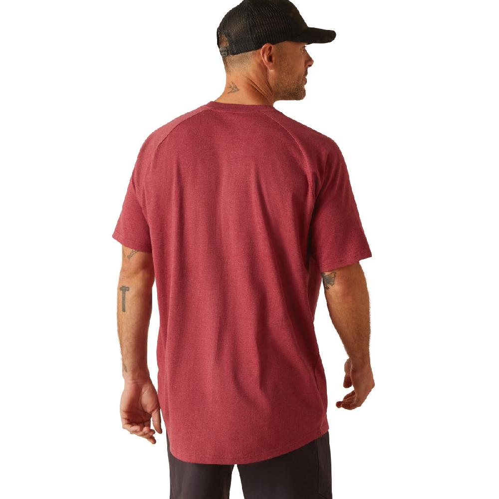Ariat Roan Rouge Heather Rebar Cotton Strong Men's T-Shirt 10048890
