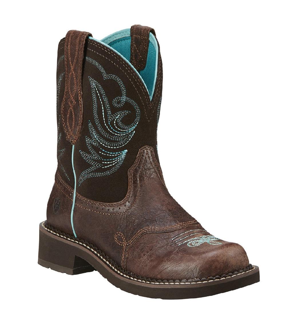 Ariat Royal Chocolate Fatbaby Heritage Dapper Womens Western Boots 10016238