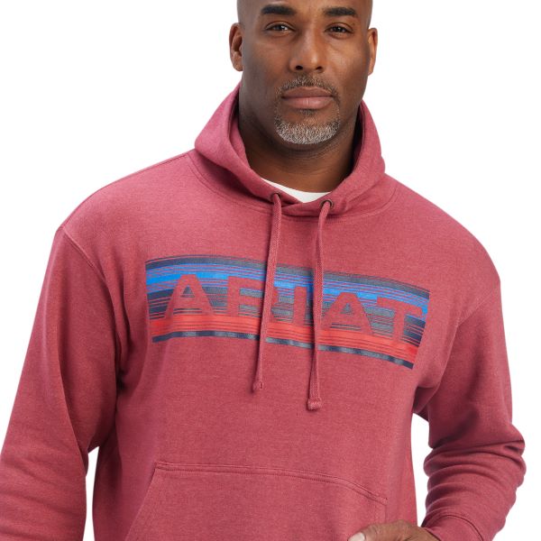 Ariat Rubia Red Heather Serape Logo Sweatshirt 10041716