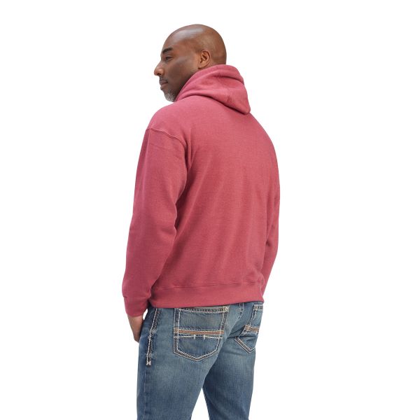 Ariat Rubia Red Heather Serape Logo Sweatshirt 10041716