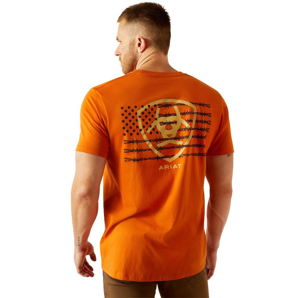 Ariat Rust Barb Shield Men's Short Sleeve T-Shirt 10054774