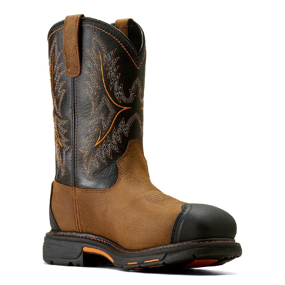 Ariat Rye Brown/Black WorkHog CSA XTR Men's Waterproof Composite Toe Work Boots 10042491