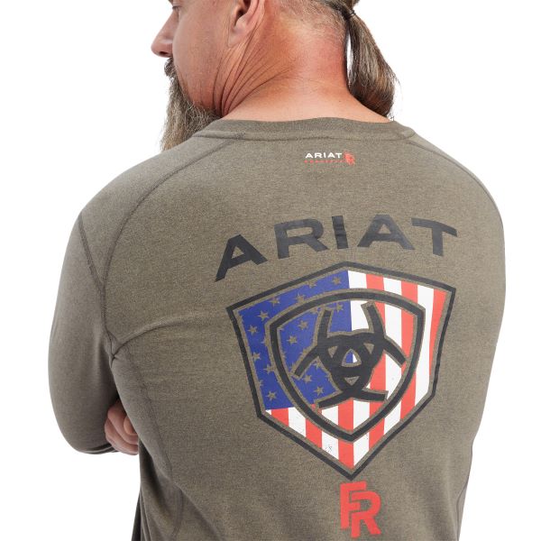 Ariat Sage Heather FR AIR Service T-Shirt 10041477