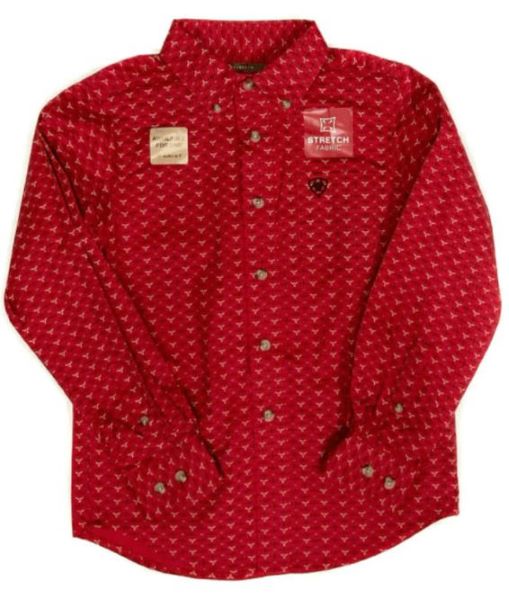 Ariat Samba Korbin Boy's Classic Fit Longsleeve Shirt 10042799