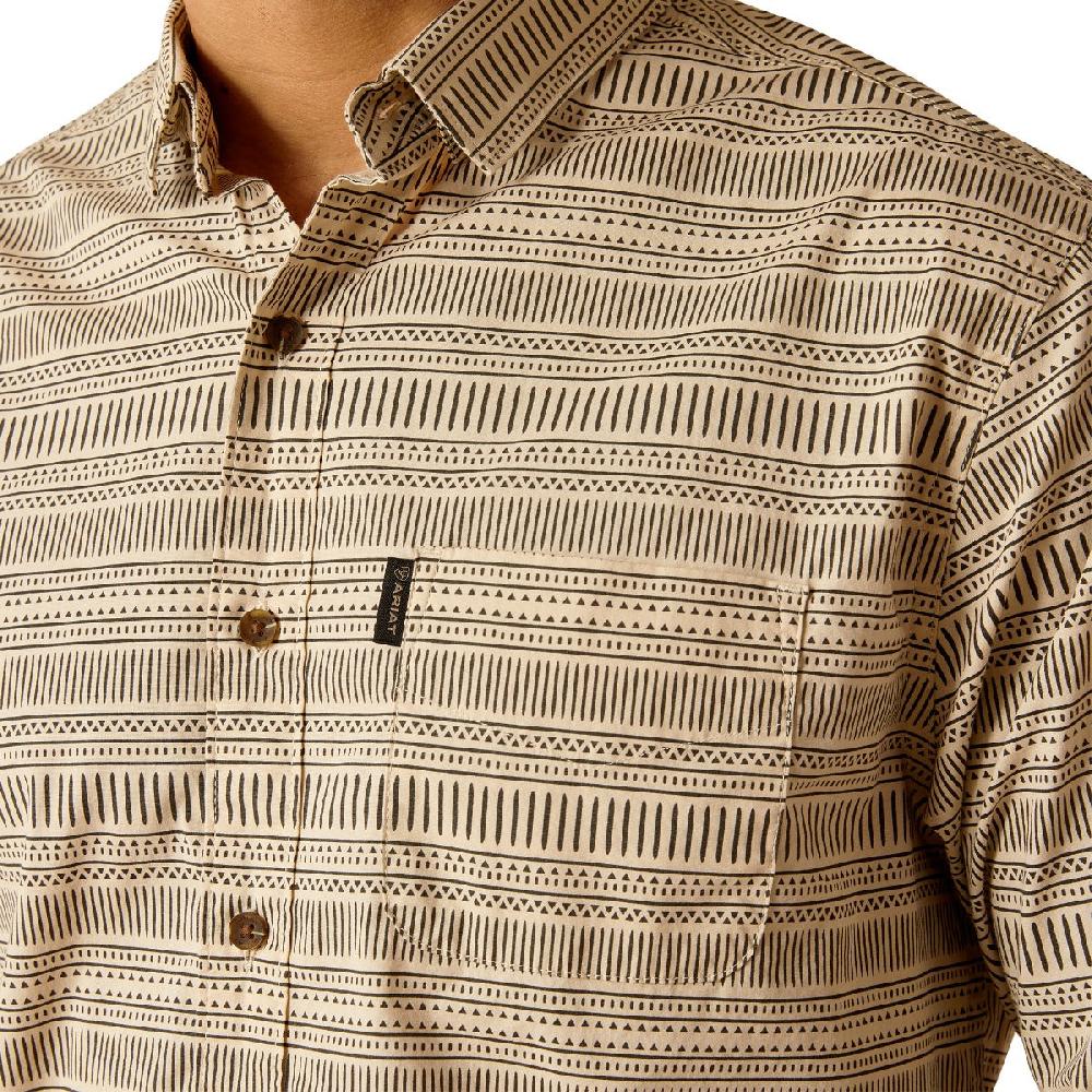 Ariat Sandshell Marvin Stretch Men's Collared Modern Fit Longsleeve Button Down Shirt 10048634