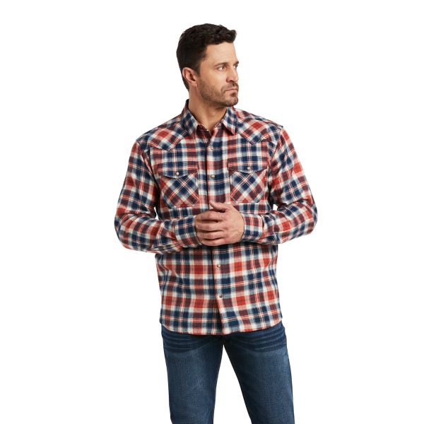 Ariat Sedona Ridge Plaid Harry Retro Fit Mens Shirt 10038011