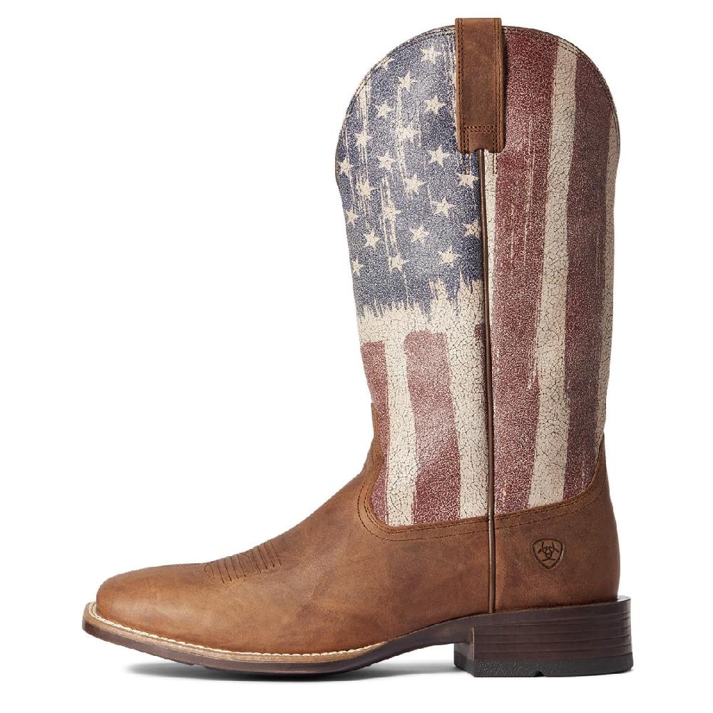 Ariat Sorrel Crunch Patriot Ultra Western Boot 10038396