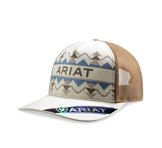 Ariat Southwest Pattern/Khaki Women's 5 Panel Snapback Cap A3000933146