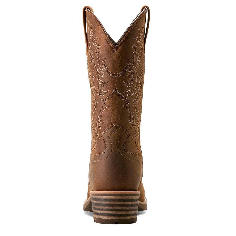 Ariat Status Brown Hybrid Roughstock Square Toe Men's Waterproof Cowboy Boots 10053577