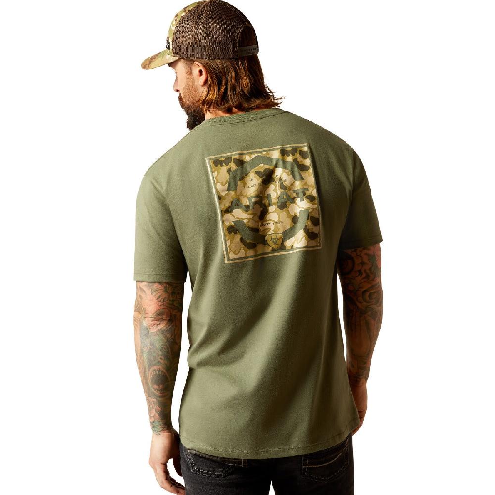 Ariat Surplus Green Ariat Men's Short Sleeve Duck T-Shirt 10052574