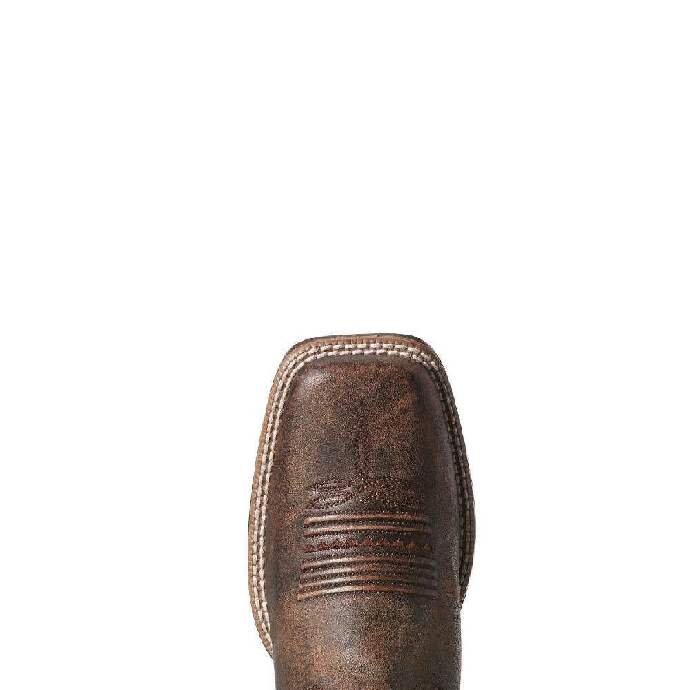 Ariat Tack Room Chocolate Prime Time Western Boots 10027373