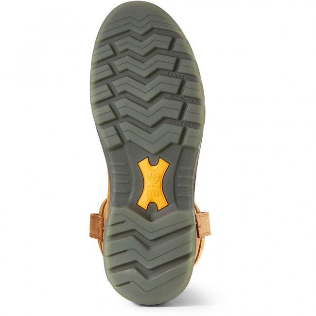 Ariat Tan Aged Bark Turbo 10 Inch Pull-On Waterproof Carbon Toe Men's Work Boots 10027328