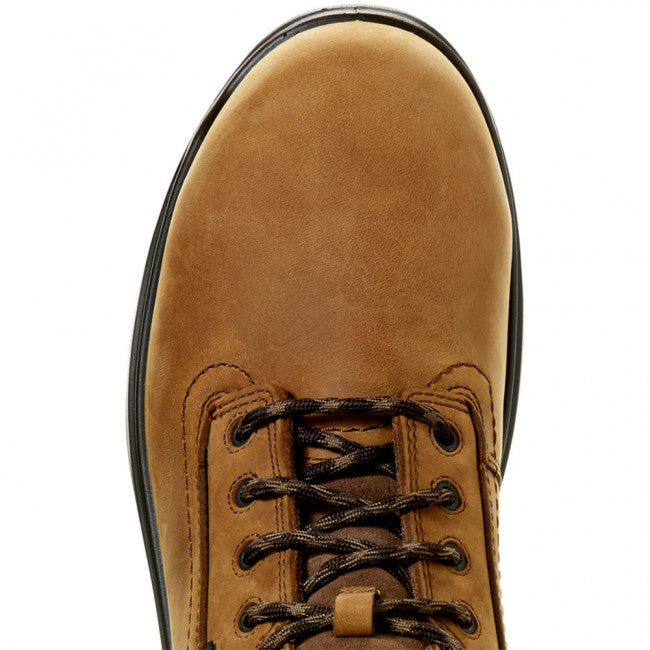 Ariat Tan Aged Bark Turbo H20 Mens 6 Inch Carbon Toe Work Boots 10027335