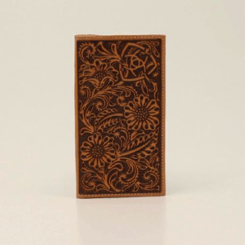 Ariat Tan Rodeo Style Embossed Men's Wallet A3550908