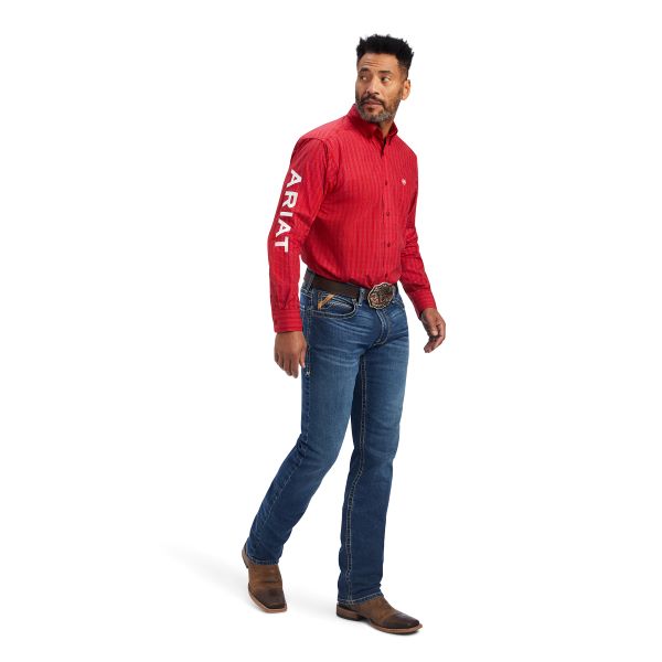 Ariat Tango Red Team Maximus Classic Fit Mens Shirt 10041781